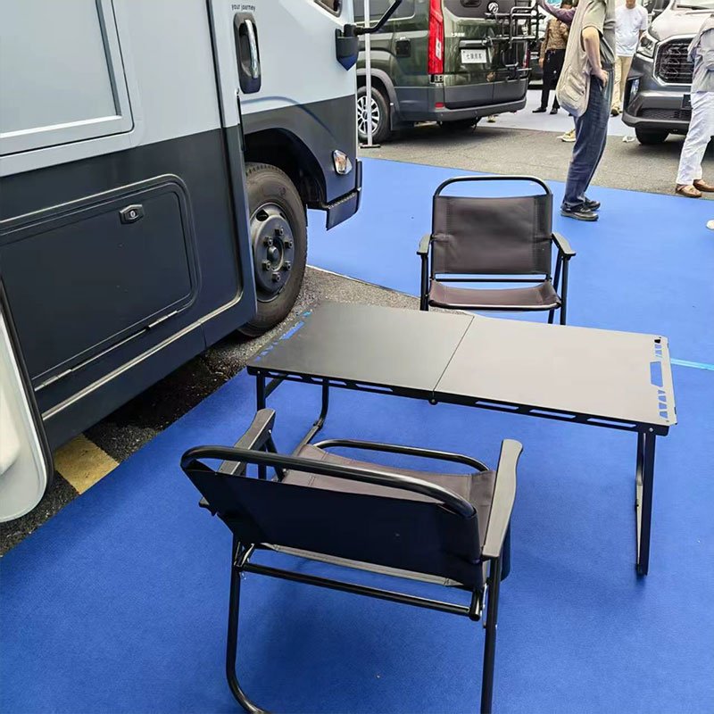 Folding chairs and tables
